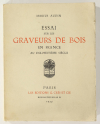AUDIN - Essai sur les graveurs de bois en France au 18e siècle - 1925 - Photo 0, livre rare du XXe siècle