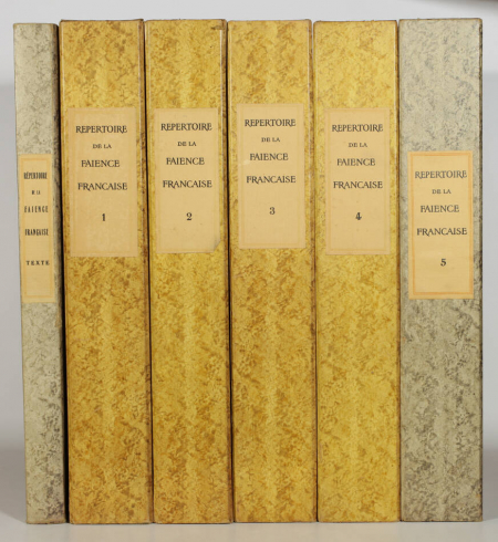 CHOMPRET - Répertoire de la faïence française - 1935 - 6 volumes in-folio - Photo 0, livre rare du XXe siècle