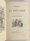 LA FONTAINE - Fables - 1868 - Illustrations par Grandville - Photo 3, livre rare du XIXe siècle