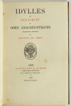 THEOCRITE Idylles et odes anacréontiques Leconte de Lisle - Poulet-Malassis 1861 - Photo 1, livre rare du XIXe siècle