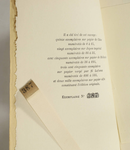 Claude FARRERE - Le chef - 1930 - EO - 1/350 vergé pur fil Lafuma - Photo 0, livre rare du XXe siècle
