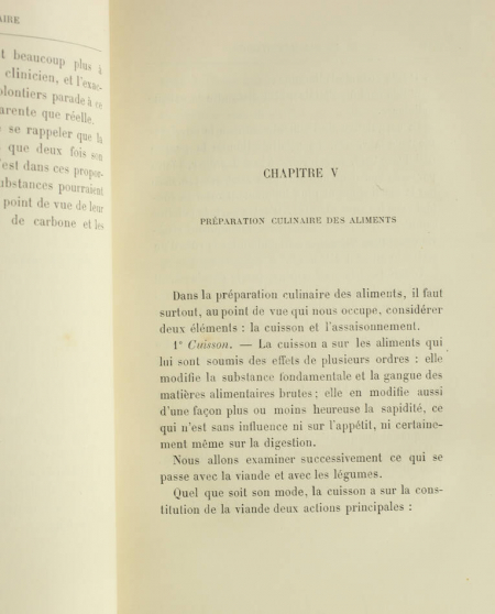 [Médecine Cuisine] Régime alimentaire dans le traitement des dyspepsies - 1894 - Photo 2, livre rare du XIXe siècle