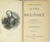 Le siège de Belfort - Guerre de 1870-1871 + Aventures de Cagliostro - 1855 - Photo 2, livre rare du XIXe siècle