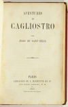 Le siège de Belfort - Guerre de 1870-1871 + Aventures de Cagliostro - 1855 - Photo 4, livre rare du XIXe siècle