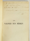 GUIBOUT - Les vacances d un médecin - 1880 - Envoi - Photo 0, livre rare du XIXe siècle