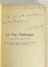 FABRE - La vie publique - Comédie en quatre actes - 1902 - Envoi - Photo 0, livre rare du XXe siècle