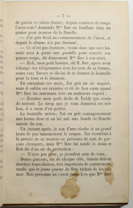 ALCOTT - Petits hommes - Traduit de l anglais par Mme Mignot-Delessert - 1877 - Photo 2, livre rare du XIXe siècle