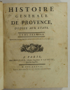 PAPON - Histoire de la Provence - 4 volumes in-quarto - 1777 - Cartes - monnaies - Photo 1, livre ancien du XVIIIe siècle