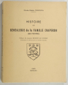 PORTEFIN - Histoire et généalogie de la famille Chaperon (Guyenne) - 1967 - Photo 0, livre rare du XXe siècle