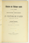 BONNARD - Histoire de l abbaye royale de St-Victor de Paris - 2 volumes - Photo 1, livre rare du XXe siècle