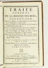SEGONDAT - Traité général de la mesure des bois - 1782 - 8 planches - Photo 3, livre ancien du XVIIIe siècle