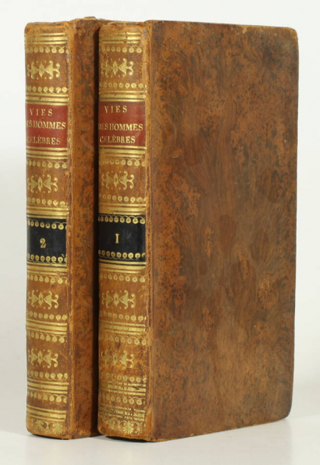Vies des hommes célèbres de toutes les nations - 1805 - 2 volumes - portraits - Photo 0, livre ancien du XIXe siècle