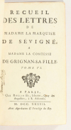 Lettres de madame la marquise de Sévigné 1738-1737 - 6v - EO des 2 derniers vols - Photo 2, livre ancien du XVIIIe siècle