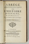 DESORMEAUX - Abrégé chronologique de l histoire d Espagne - 1758 - 5 vols EO - Photo 1, livre ancien du XVIIIe siècle