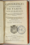 Conférences ecclésiastiques de Paris sur le mariage - 1775 - 5 volumes - Photo 1, livre ancien du XVIIIe siècle