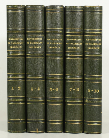 Les historiettes de Tallemant des Réaux - 1840 - 10 tomes - Monmerqué - Photo 0, livre rare du XIXe siècle