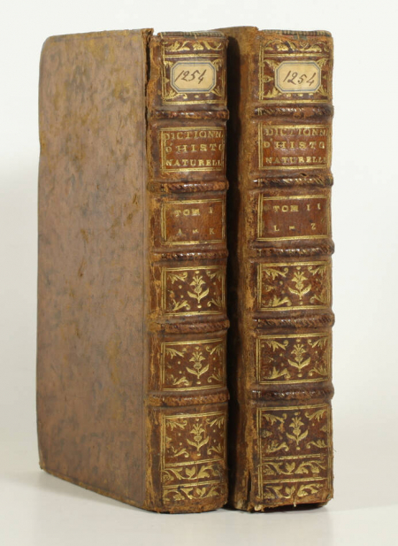 MONTLINOT - Dictionnaire portatif d'histoire naturelle - 1762 - 2 vols. - Photo 0, livre ancien du XVIIIe siècle