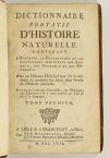 MONTLINOT - Dictionnaire portatif d histoire naturelle - 1762 - 2 vols. - Photo 1, livre ancien du XVIIIe siècle