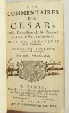 Jules Cesar - Les commentaires - Perrot d Ablancourt - 1691 - 2 volumes - Photo 2, livre ancien du XVIIe siècle
