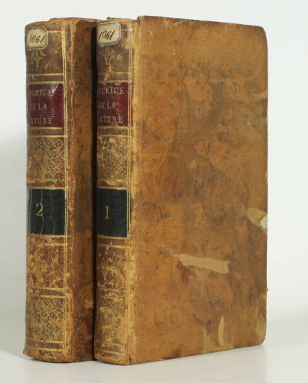 LUCRECE - De la nature des choses - (1799) - 2 vol. - Traduction de lagrange - Photo 0, livre ancien du XVIIIe siècle