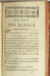 Almanach des jeux - 1786 - Jeu des échecs par M. Philidor - Photo 2, livre ancien du XVIIIe siècle