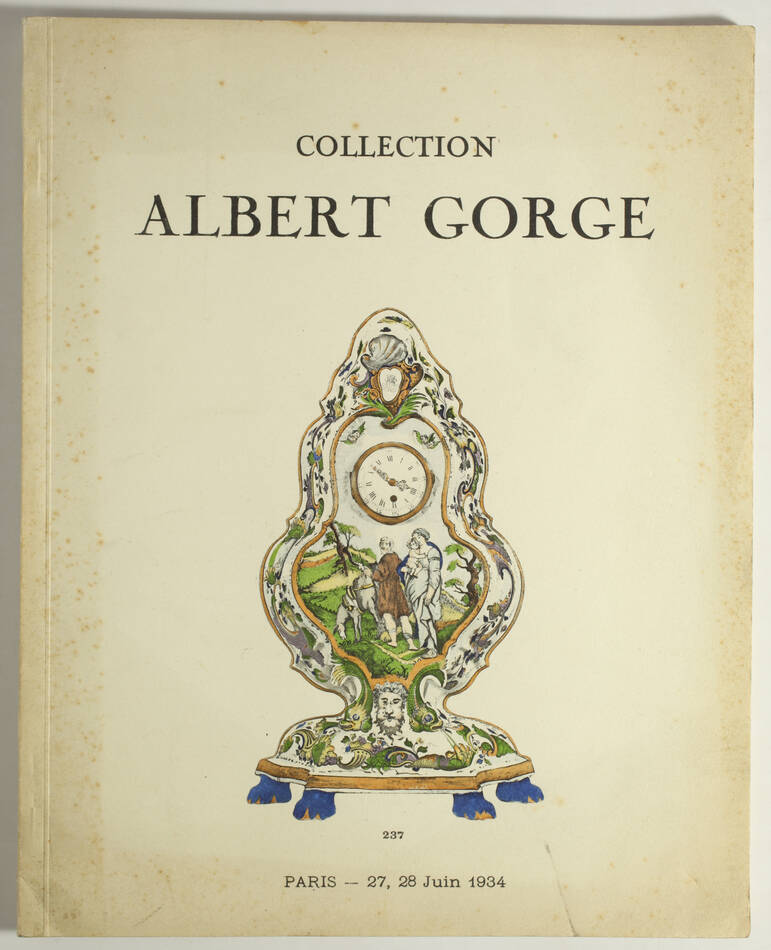 Collection Albert Gorge - Anciennes faïences de Rouen - 1934 - Photo 0, livre rare du XXe siècle