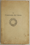 La couronne de lierre - Poésie, musique, prose - 1902 - Mallarmé ... - Photo 1, livre rare du XXe siècle