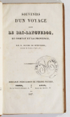 MONT-ROND - Voyage dans le Bas-Languedoc, le Comtat et la Provence - 1837 - Photo 1, livre rare du XIXe siècle