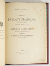 SAINT-SAUD - Armorial des prélats français du XIXe - 1906-1908 + Additions - Photo 2, livre rare du XXe siècle