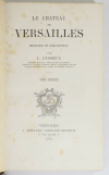 DUSSIEUX - Château de Versailles - Histoire et description - 1881 - 2 volumes EO - Photo 2, livre rare du XIXe siècle