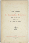 RIBIER Les anoblis et les confirmations de noblesse en Auvergne 1643-1771 - 1927 - Photo 0, livre rare du XXe siècle