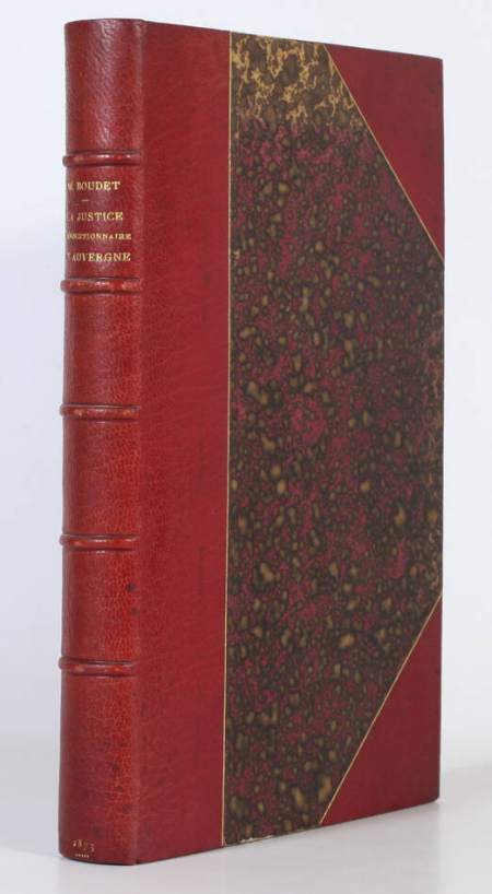BOUDET - Les tribunaux criminels et la justice révolutionnaire en Auvergne 1873 - Photo 0, livre rare du XIXe siècle
