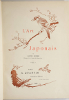 GONSE - L art japonais - 1883 - 2 volumes - Cartonnages de Engel - Photo 2, livre rare du XIXe siècle