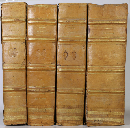 PLANCHER - Histoire générale et particulière de Bourgogne - 4 volumes - 1739-81 - Photo 0, livre ancien du XVIIIe siècle