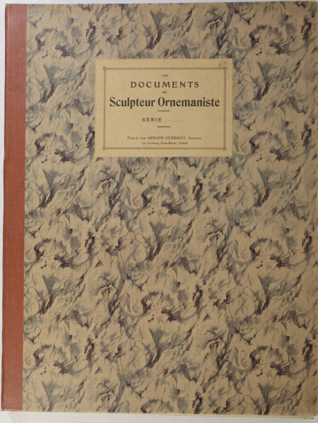 Les documents du sculpteur ornemaniste. Série 4 - Planches - vers 1900 - Photo 0, livre rare du XXe siècle