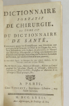 Dictionnaire portatif de santé + chirurgie 1761-1772 - 3 volumes - Photo 4, livre ancien du XVIIIe siècle