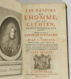PUFENDORF - Les devoirs de l homme et du citoyen - 1735 - Portrait - 2 volumes - Photo 1, livre ancien du XVIIIe siècle