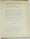 MILLIN - Antiquités nationales - 1790 - 5 volumes - 250 Planches - Photo 16, livre ancien du XVIIIe siècle