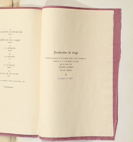 Constantin GUYS - Légendes parisiennes 1920 - In-folio - 14 planches - 1/100 ex - Photo 6, livre rare du XXe siècle