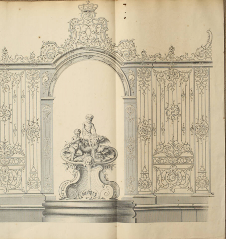 LAMOUR - Recueil des ouvrages en serrurerie de la place Royale à Nancy - XIXe - Photo 0, livre rare du XIXe siècle