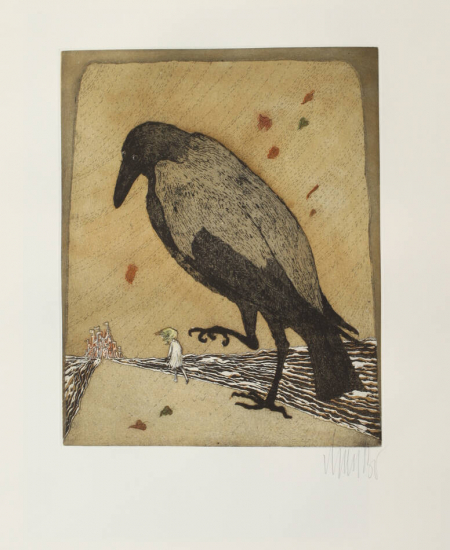 Bouret - Autour de la reine des neiges - 10 aquatintes de LARS BO - Grd in-folio - Photo 0, livre rare du XXe siècle