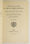 Correspondance secrète du Cte de Mercy-Argenteau avec Joseph II - 1889 - 2 vols - Photo 1, livre rare du XIXe siècle