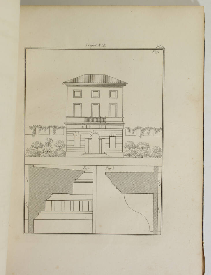 VITRY - Le propriétaire architecte - 1838 - In-4 - 100 planches - Photo 3, livre rare du XIXe siècle