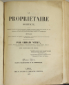 VITRY - Le propriétaire architecte - 1838 - In-4 - 100 planches - Photo 4, livre rare du XIXe siècle