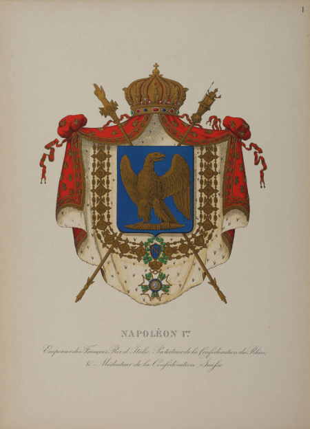 REVEREND et VILLEROY - Armorial du premier empire - Album des armoiries - 1911 - Photo 0, livre rare du XXe siècle