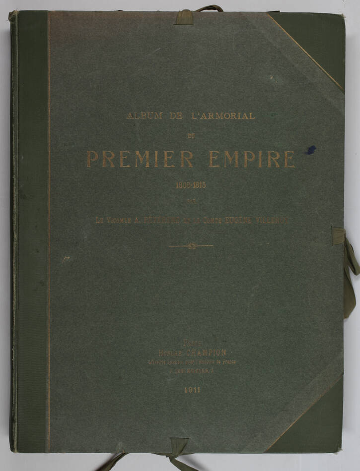 REVEREND et VILLEROY - Armorial du premier empire - Album des armoiries - 1911 - Photo 1, livre rare du XXe siècle