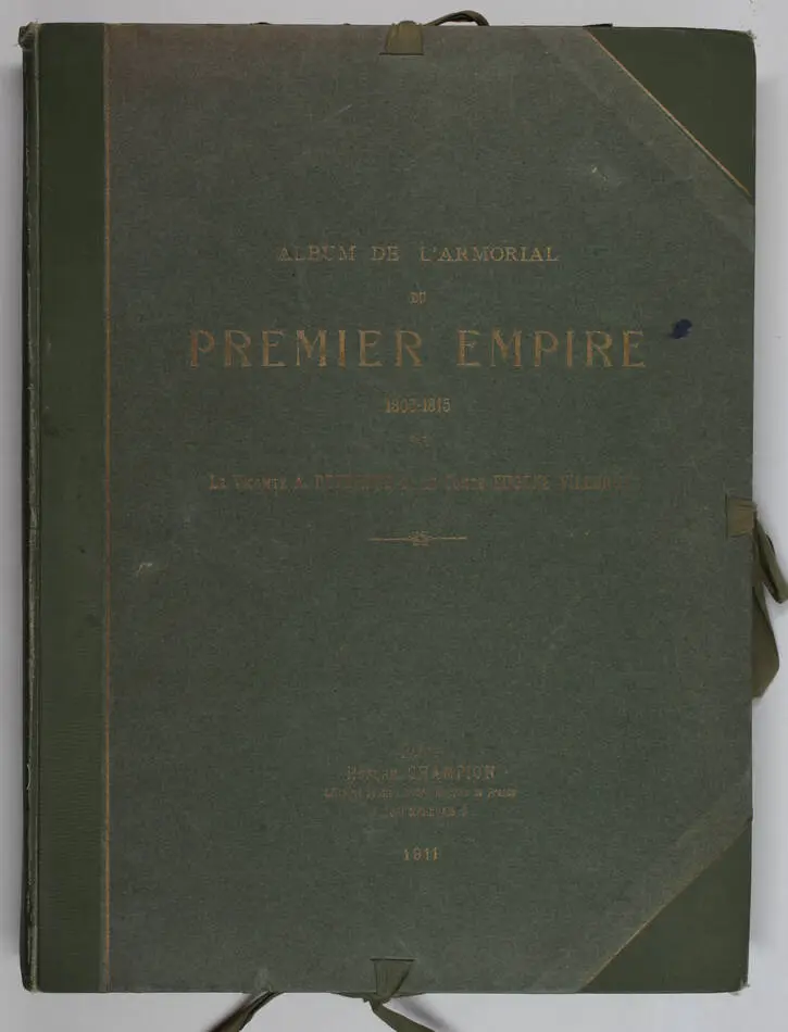 REVEREND et VILLEROY - Armorial du premier empire - Album des armoiries - 1911 - Photo 1, livre rare du XXe siècle