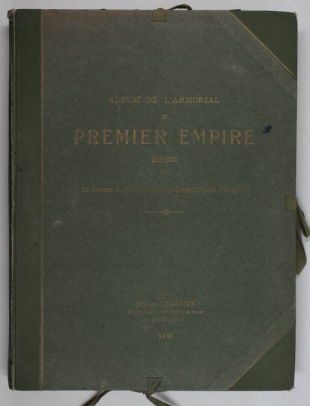 REVEREND et VILLEROY - Armorial du premier empire - Album des armoiries - 1911 - Photo 1, livre rare du XXe siècle
