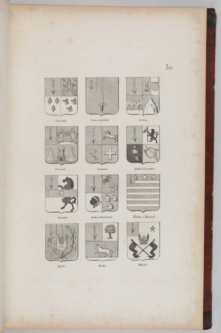 Simon - Armorial général de l Empire - 1812 - 2 tomes - In folio - Demi maroquin - Photo 10, livre ancien du XIXe siècle