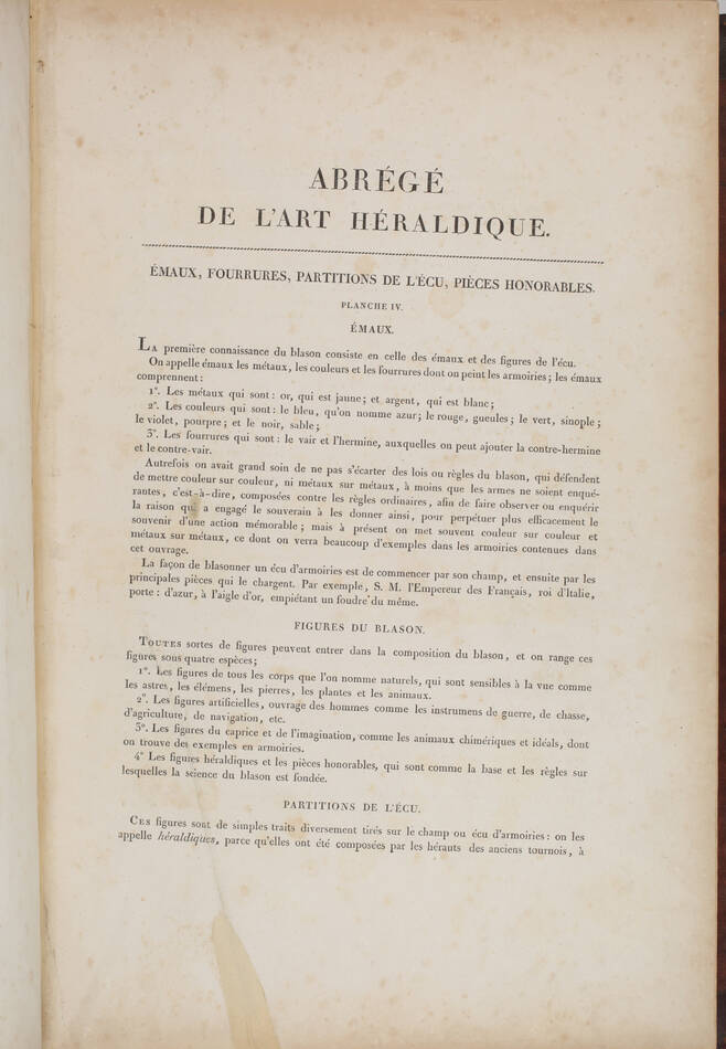 Simon - Armorial général de l Empire - 1812 - 2 tomes - In folio - Demi maroquin - Photo 11, livre ancien du XIXe siècle